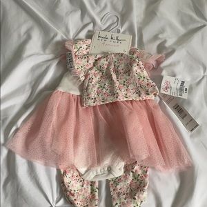 Tutu Onesie, Pants, Hat, and Bib